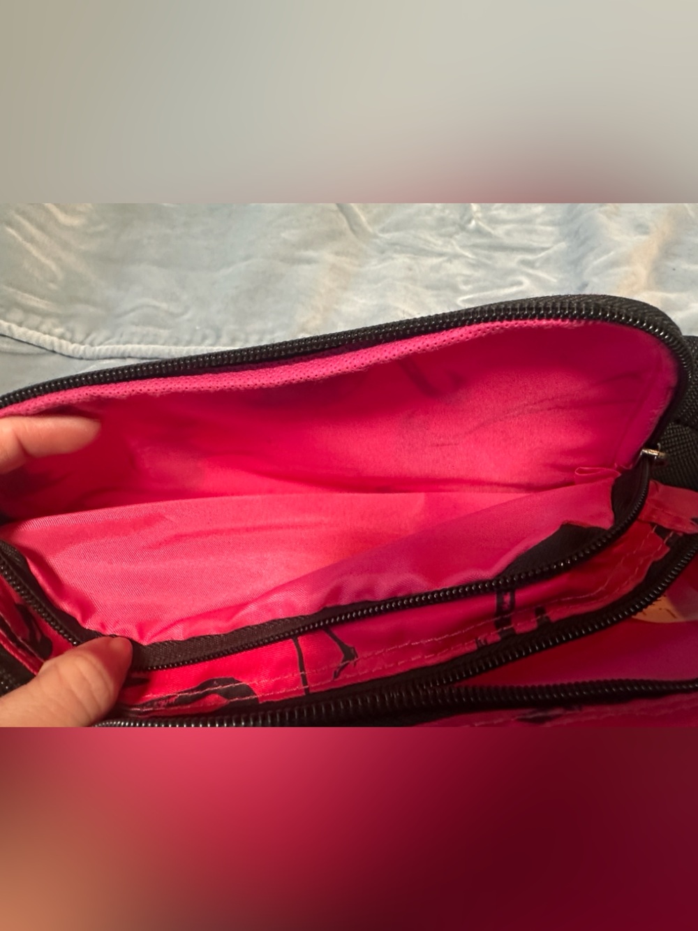 Y2K Pink Flamingo Fanny Pack Belt Bag Neon Hot Pink Waist Bag Festival Retro - Picture 4 of 8